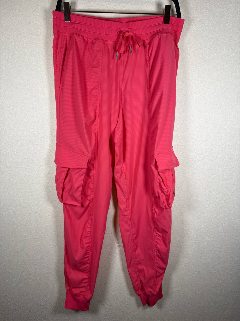 Lululemon Dance Studio Pants Relaxed Fit Mid Rise Cargo Jogger Glaze Pink Sz M